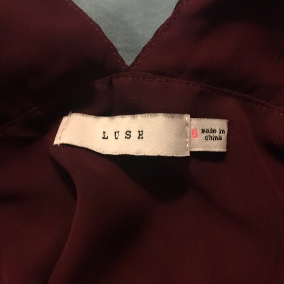 Red Wine Choker Dress - Picture 4 of 4